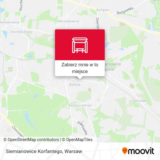 Mapa Siemianowice Korfantego