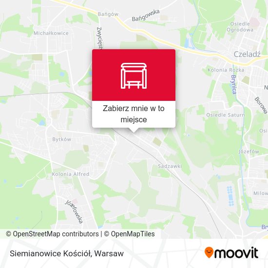 Mapa Siemianowice Kościół