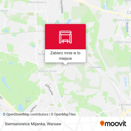 Mapa Siemianowice Mijanka