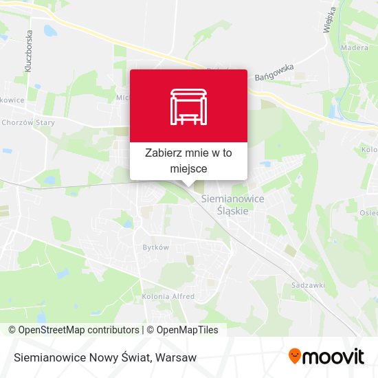 Mapa Siemianowice Nowy Świat