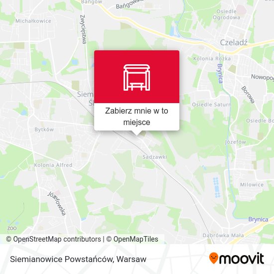 Mapa Siemianowice Powstańców