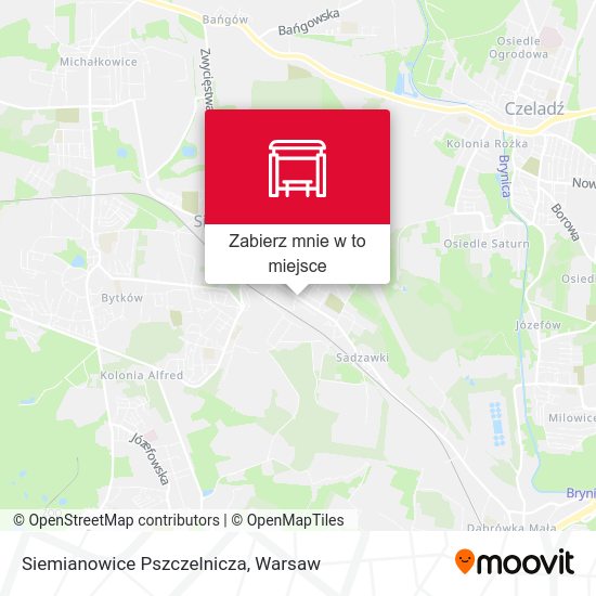 Mapa Siemianowice Pszczelnicza