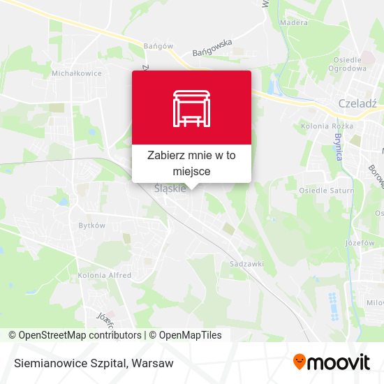 Mapa Siemianowice Szpital