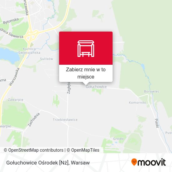 Mapa Gołuchowice Ośrodek [Nż]