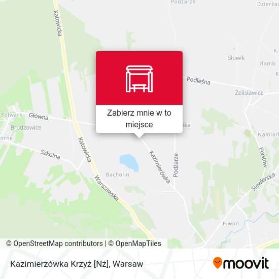 Mapa Kazimierzówka Krzyż [Nż]