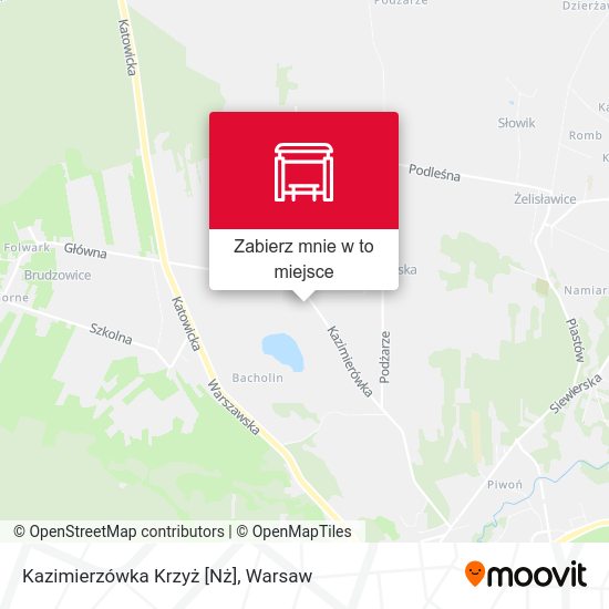 Mapa Kazimierzówka Krzyż [Nż]