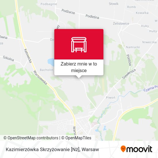 Mapa Kazimierzówka Skrzyżowanie [Nż]