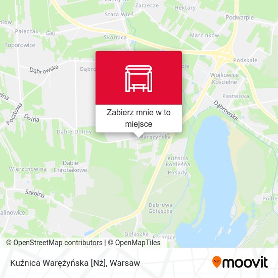 Mapa Kuźnica Warężyńska [Nż]