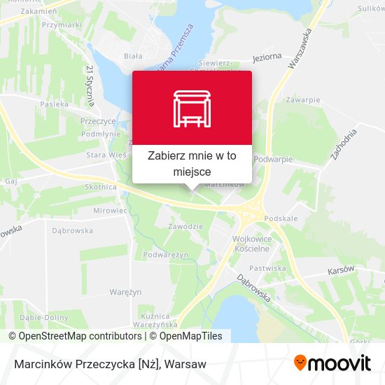 Mapa Marcinków Przeczycka [Nż]