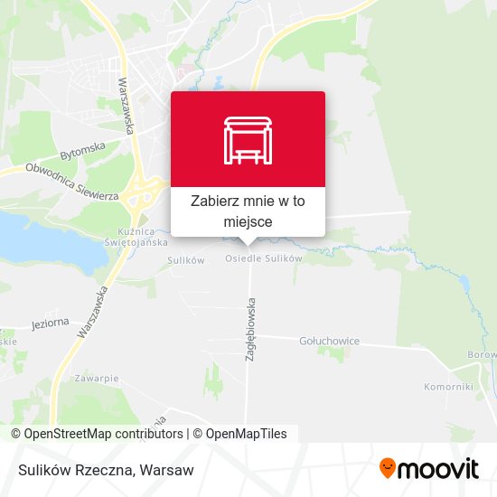 Mapa Sulików Rzeczna