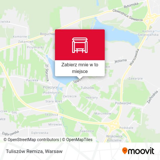 Mapa Tuliszów Remiza