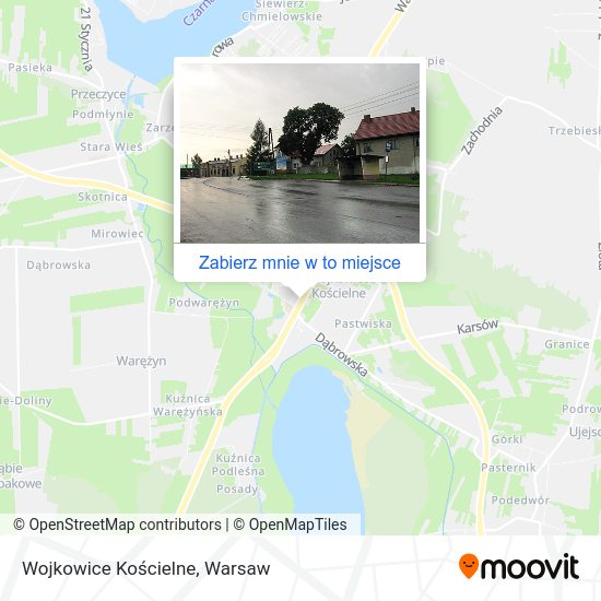 Mapa Wojkowice Kościelne