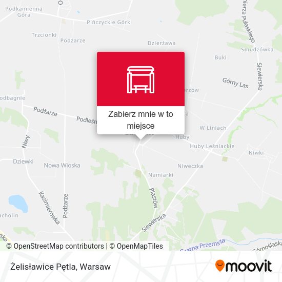 Mapa Żelisławice Pętla