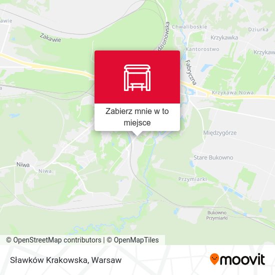 Mapa Sławków Krakowska