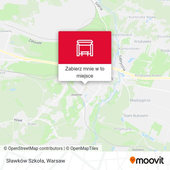 Mapa Sławków Szkoła