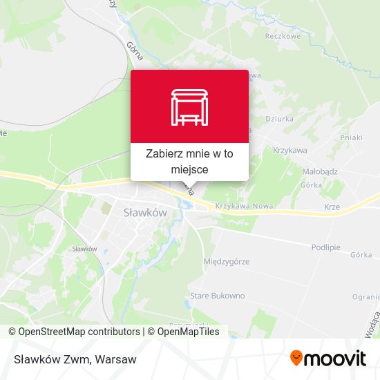 Mapa Sławków Zwm