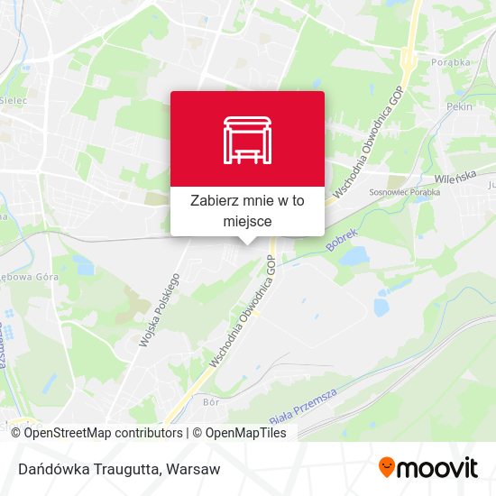 Mapa Dańdówka Traugutta