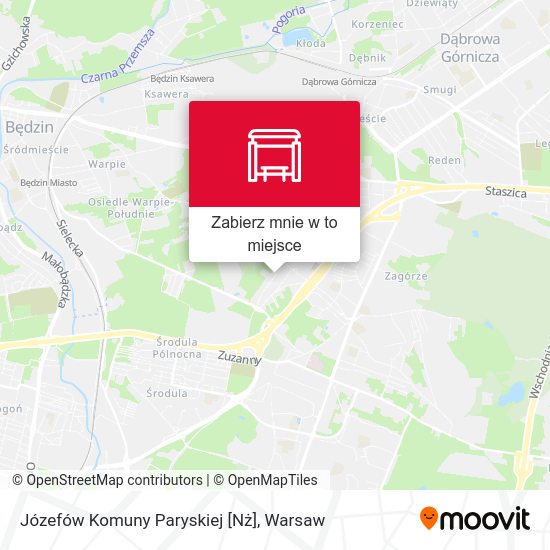 Mapa Józefów Komuny Paryskiej [Nż]