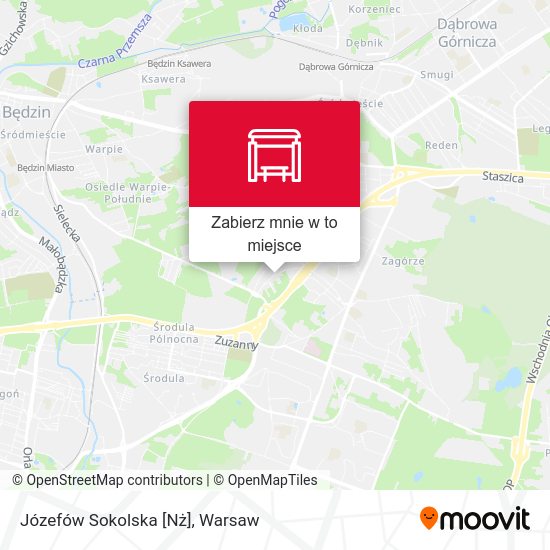 Mapa Józefów Sokolska [Nż]