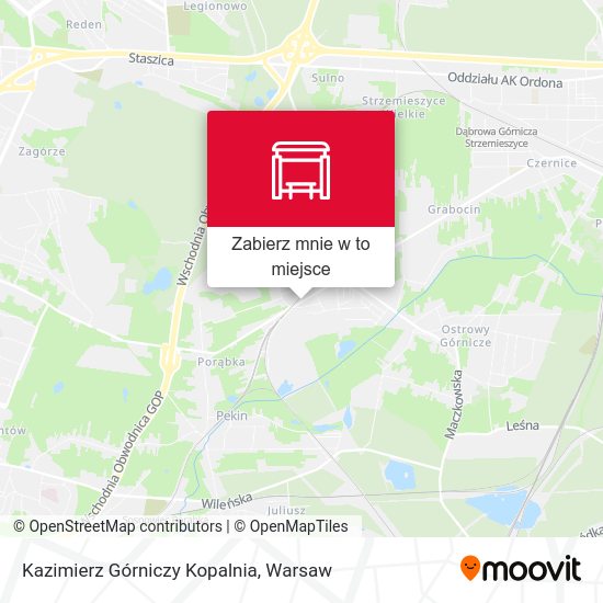 Mapa Kazimierz Górniczy Kopalnia