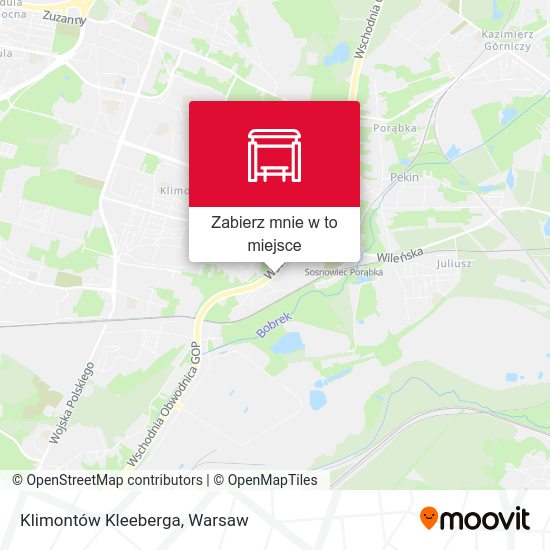 Mapa Klimontów Kleeberga