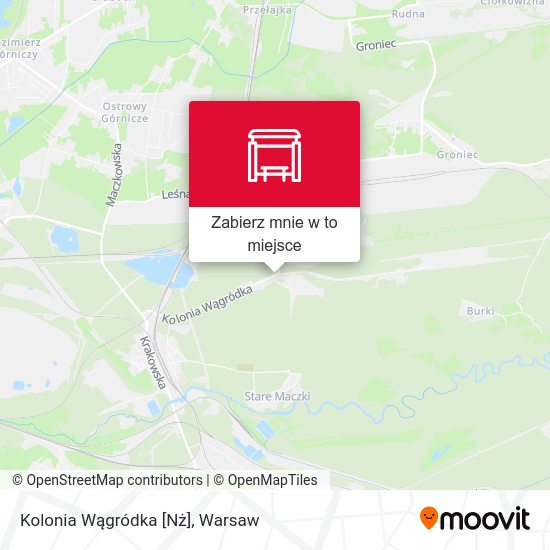 Mapa Kolonia Wągródka [Nż]