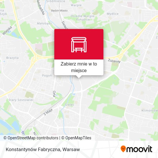 Mapa Konstantynów Fabryczna