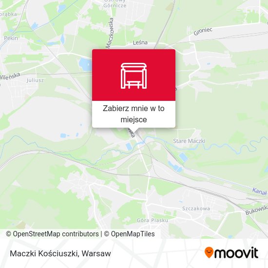 Mapa Maczki Kościuszki