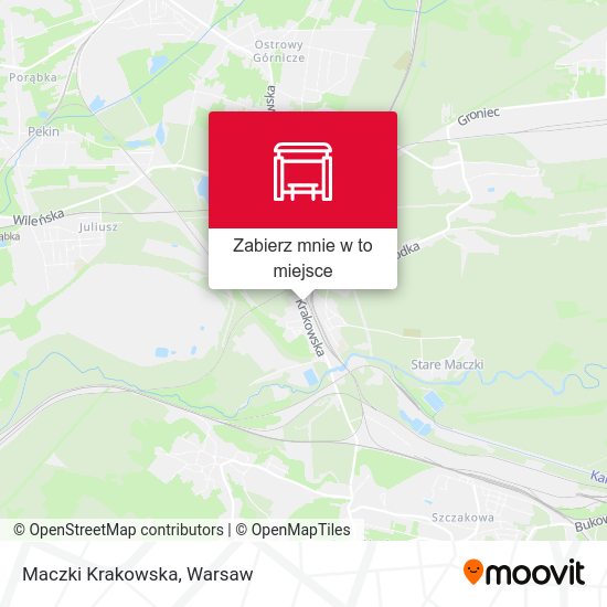 Mapa Maczki Krakowska