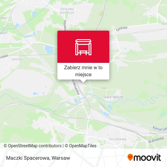 Mapa Maczki Spacerowa