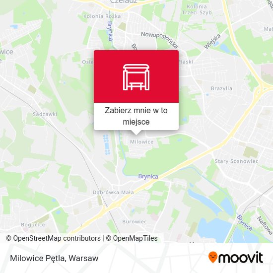 Mapa Milowice Pętla