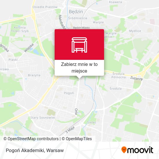 Mapa Pogoń Akademiki