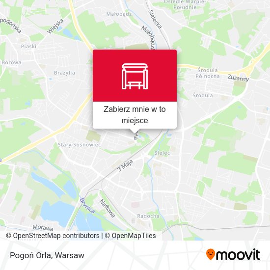 Mapa Pogoń Orla