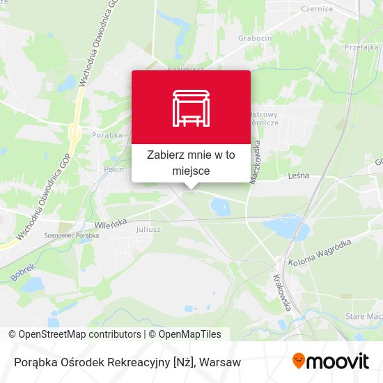 Mapa Porąbka Ośrodek Rekreacyjny [Nż]