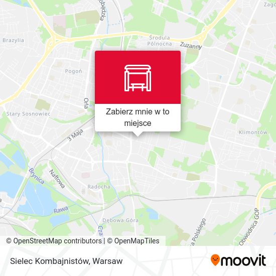 Mapa Sielec Kombajnistów