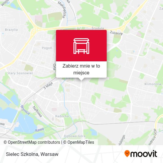 Mapa Sielec Szkolna