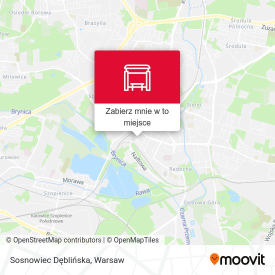 Mapa Sosnowiec Dęblińska