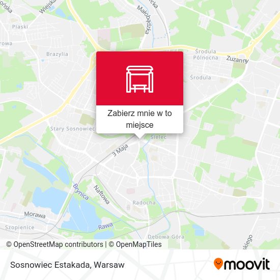 Mapa Sosnowiec Estakada