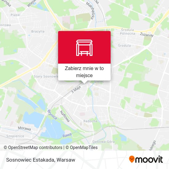 Mapa Sosnowiec Estakada