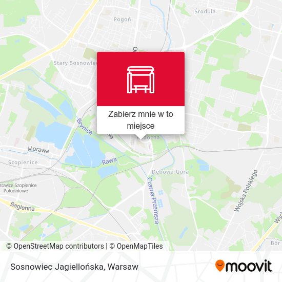 Mapa Sosnowiec Jagiellońska