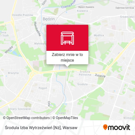 Mapa Środula Izba Wytrzeźwień [Nż]