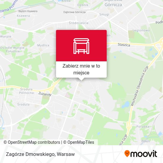 Mapa Zagórze Dmowskiego