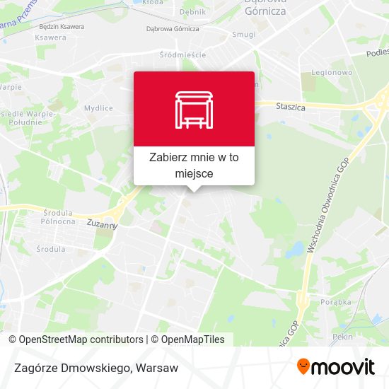 Mapa Zagórze Dmowskiego