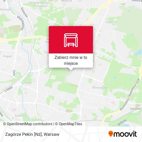 Mapa Zagórze Pekin [Nż]