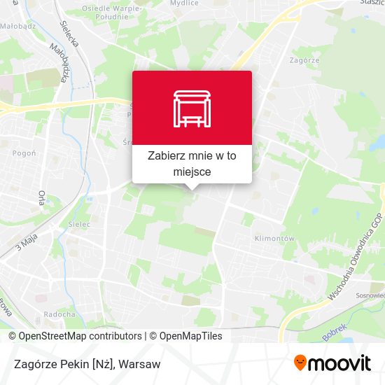 Mapa Zagórze Pekin [Nż]