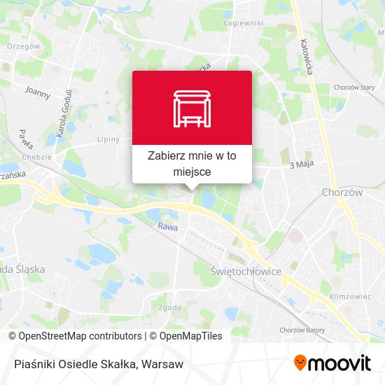 Mapa Piaśniki Osiedle Skałka