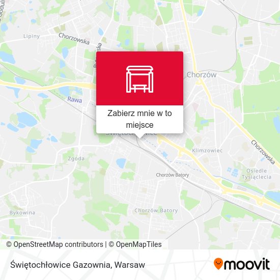 Mapa Świętochłowice Gazownia