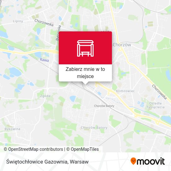 Mapa Świętochłowice Gazownia