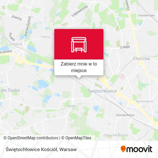 Mapa Świętochłowice Kościół