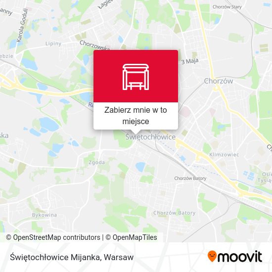 Mapa Świętochłowice Mijanka